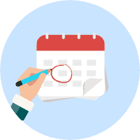 運搬日の決定 イメージ